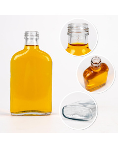 Bouteille en verre 5pcs 200ml 16cm épais