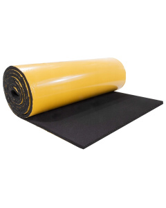 Zvukotesná pena 10mm 25x100cm samolepiaca absorpčná protipožiarna podložka KO10s