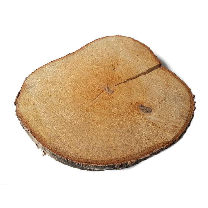 Plateau en bois de bouleau non poncé 25-28cm 2,5cm avec fissure megamix.sk