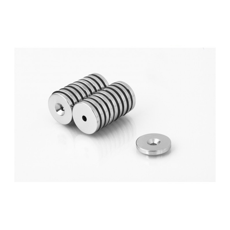 magnete al neodimio sotto vite MP 20x(7,5x3,5)x3 N38 megamix.sk