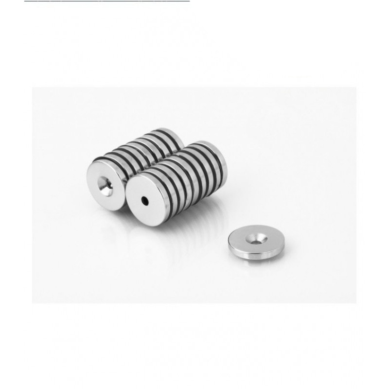 magnet neodim sub șurub MP 20X(8X4)X3 N38 megamix.sk