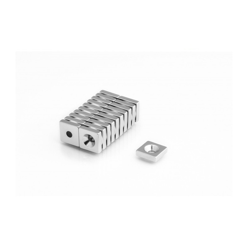 magnet neodim sub șurub MPL 15x15x4 N38 megamix.sk