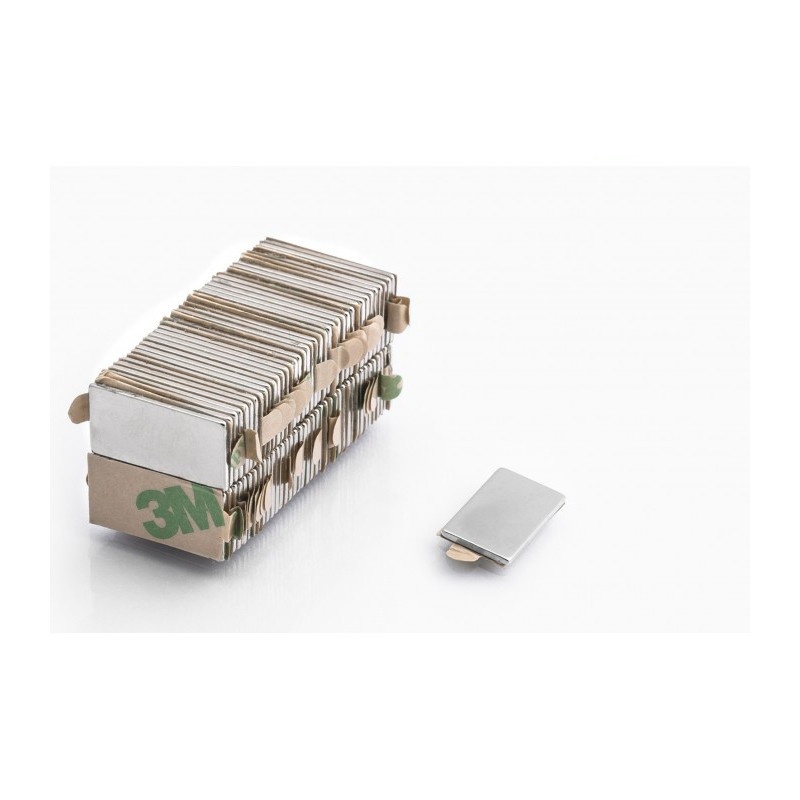 magnete al neodimio con adesivo 3M MPL 30x10x2 N38 megamix.sk