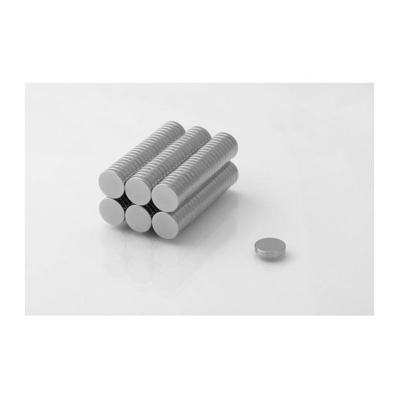neodymový magnet válcový MW 10x2 N38 megamix.shop