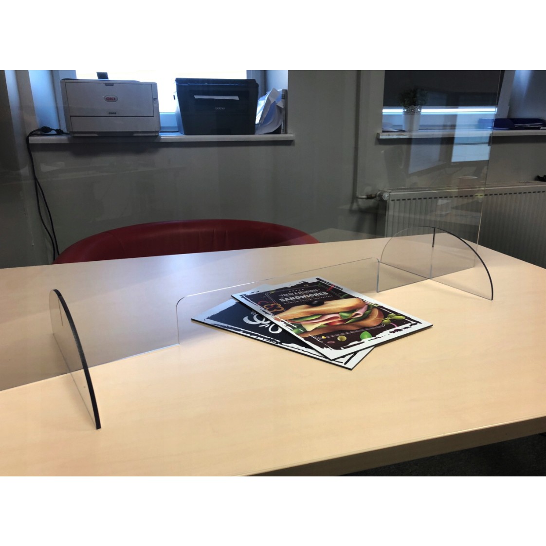 geam protector din plexiglas pentru tejghea cu deschidere barieră protectoare din policarbonat