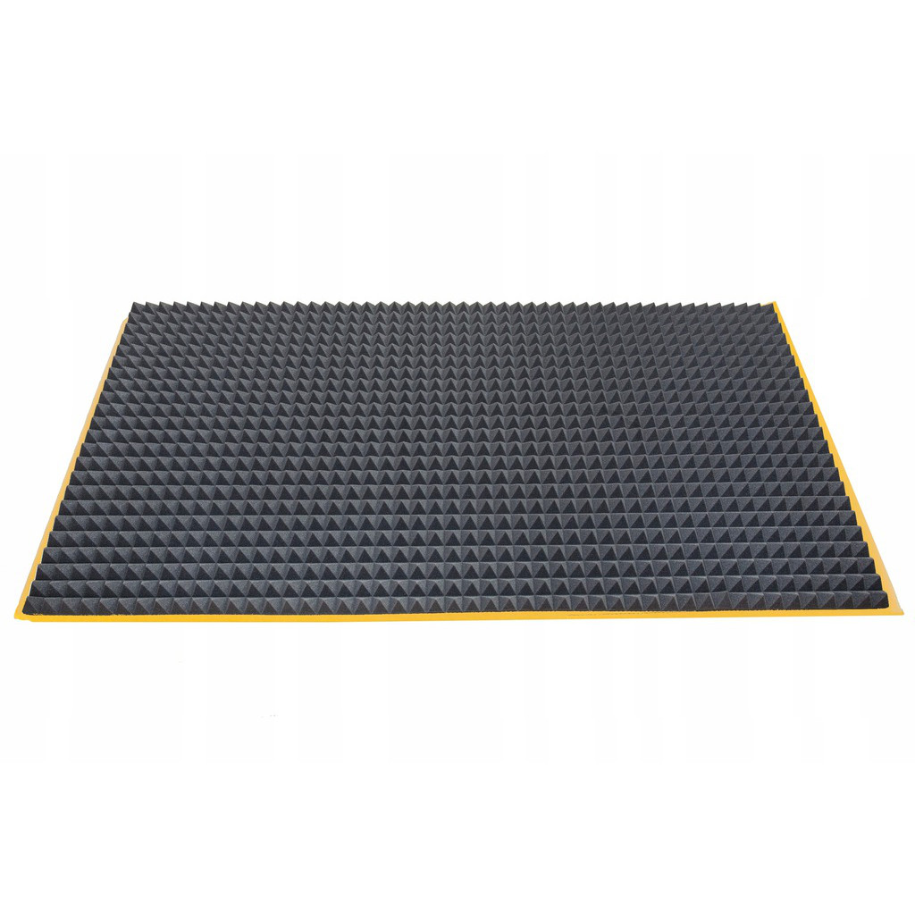 samolepiaca akustická zvukotesná pena PYRAMÍDA 60mm 200x100cm nehorľavá