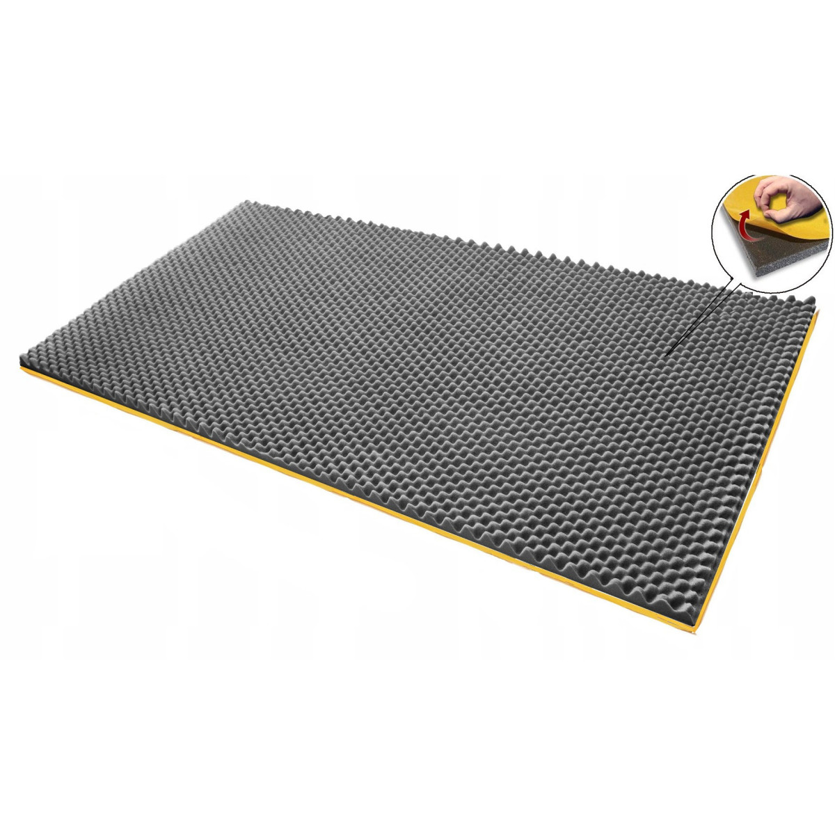 mousse acoustique autocollante insonorisante VLNY 30mm 200x100cm ininflammable megamix.sk