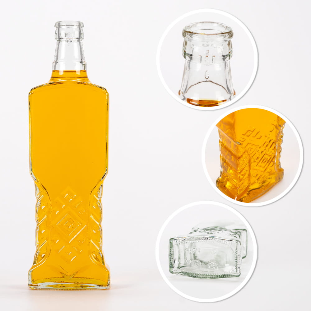 Bouteille en verre 500ml 25cm UKRAINKA megamix.sk