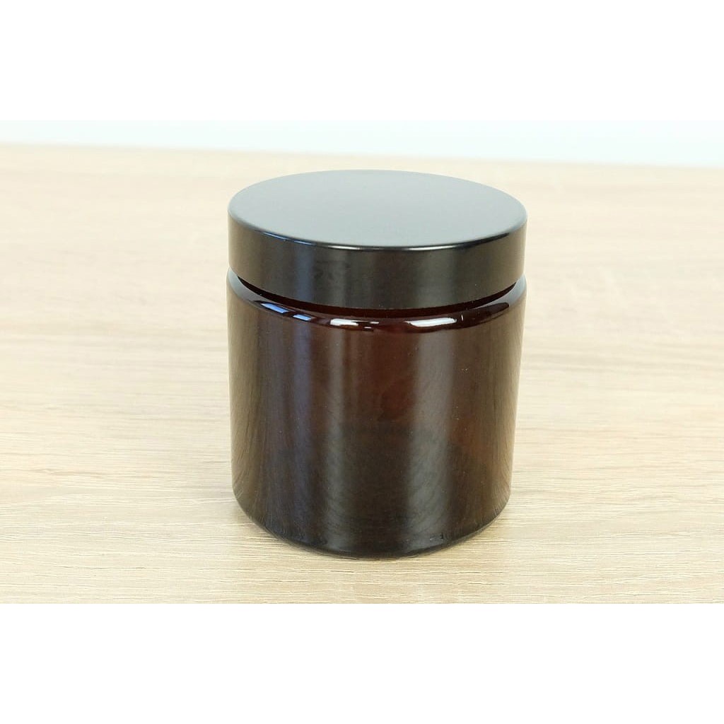Récipient en verre brun 120 ml 63x62mm megamix.sk
