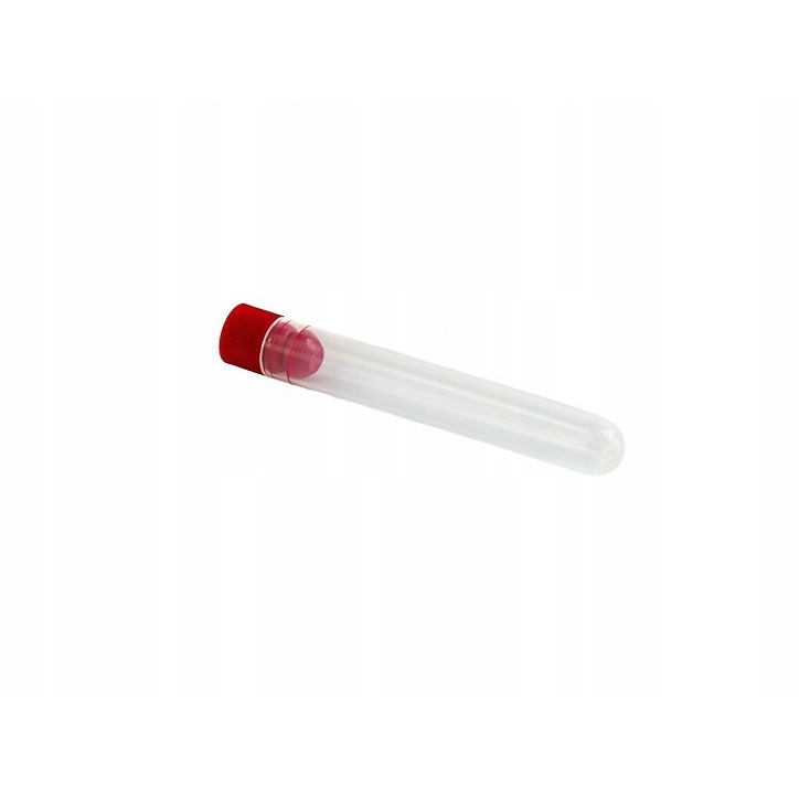 provetta PP 12x75mm con tappo rosso 50 pezzi megamix.sk