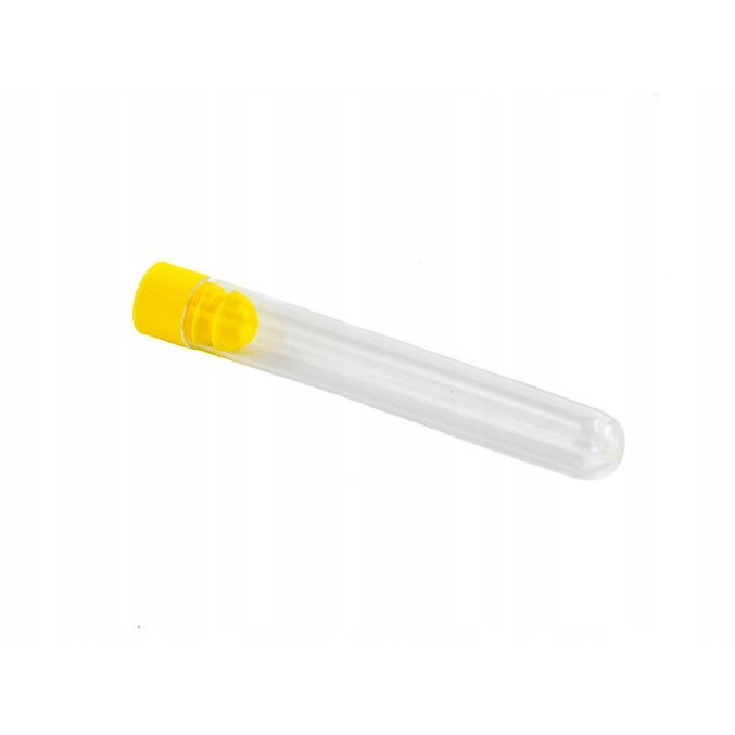 provette PS 13x100mm con tappo giallo 50 pezzi megamix.sk