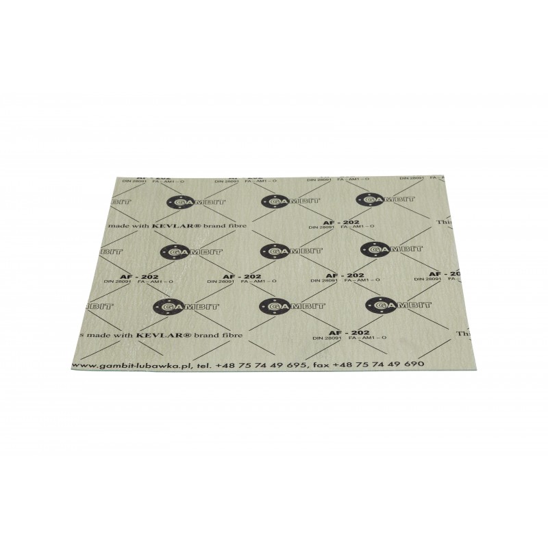 plaque d'étanchéité GAMBIT AF-202 - 750x750x1,5 mm megamix.sk