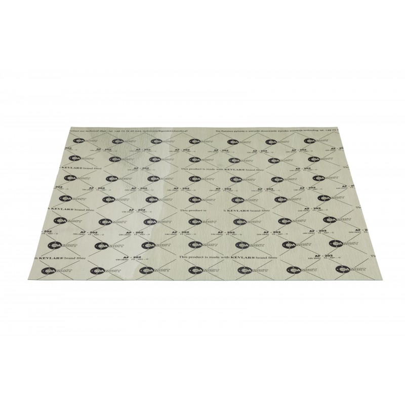 plaque d'étanchéité GAMBIT AF-202 - 750x750x1,5 mm megamix.sk